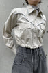 【RESTOCK】WESTERN COWBOY SHIRT -GRAY- *Last1